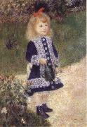 Pierre-Auguste Renoir Girl with trida oil painting on canvas